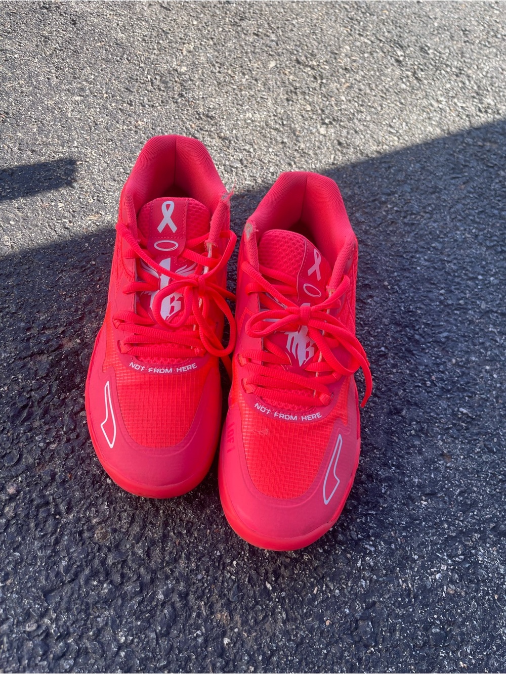 Women’s Athletic Sneakers in Bright Red